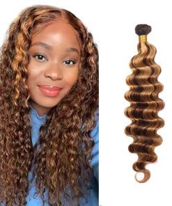 Mechones Rubios Destacados P4/27 Onda Profunda Cabello