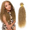 #27 Honey Blonde Bundles Cabello Humano Onda de Agua 26