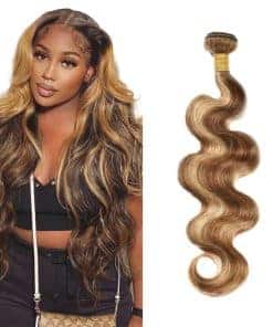 Mechones Rubios Destacados P4/27 Onda del Cuerpo