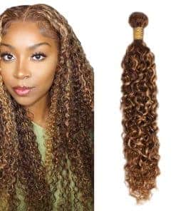 Paquetes de Cabello Humano Ondulado en Agua P4/27 Blonde
