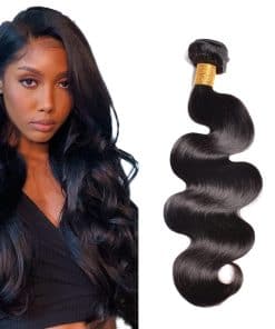 Mechones de Cabello Humano Onda del Cuerpo 34 Pulgadas 1