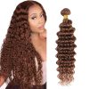 #30 Mechones de Cabello Humano Ondulado Profundo 34