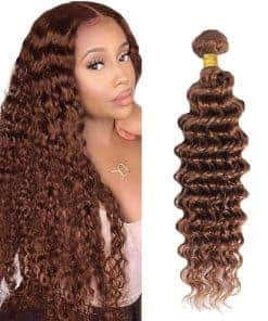 #30 Mechones de Cabello Humano Ondulado Profundo 34