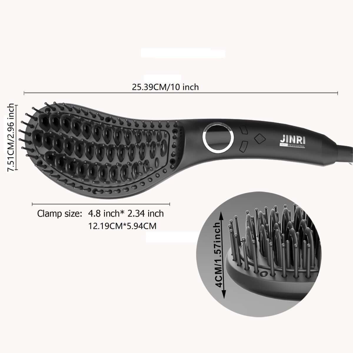 Cepillo para cabello JINRI, Volumen Explosivo, Plancha para - Imagen 3