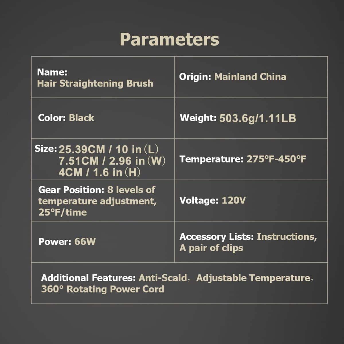 Cepillo para cabello JINRI, Volumen Explosivo, Plancha para - Imagen 10