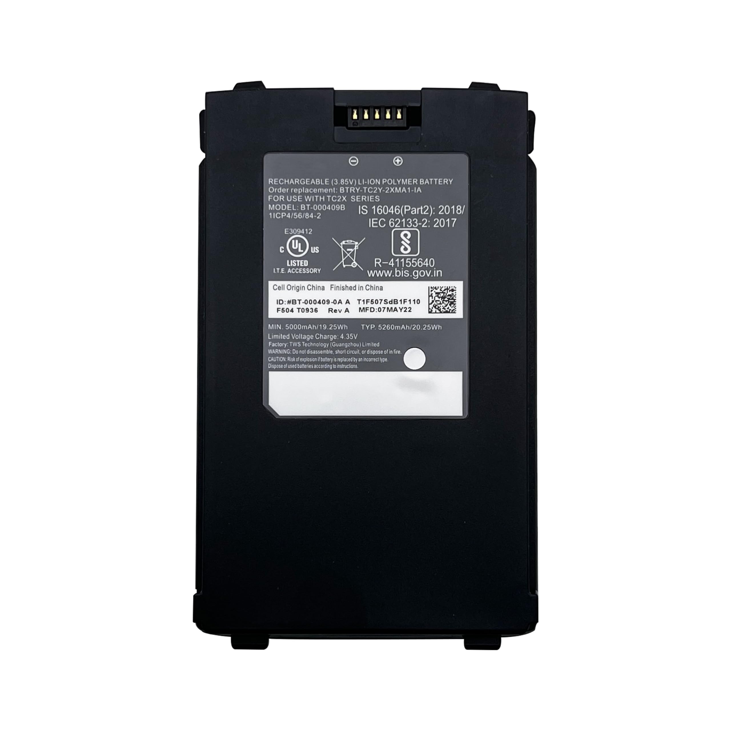 Batería de Escáner de Código de Barras 5000mAh para Zebra