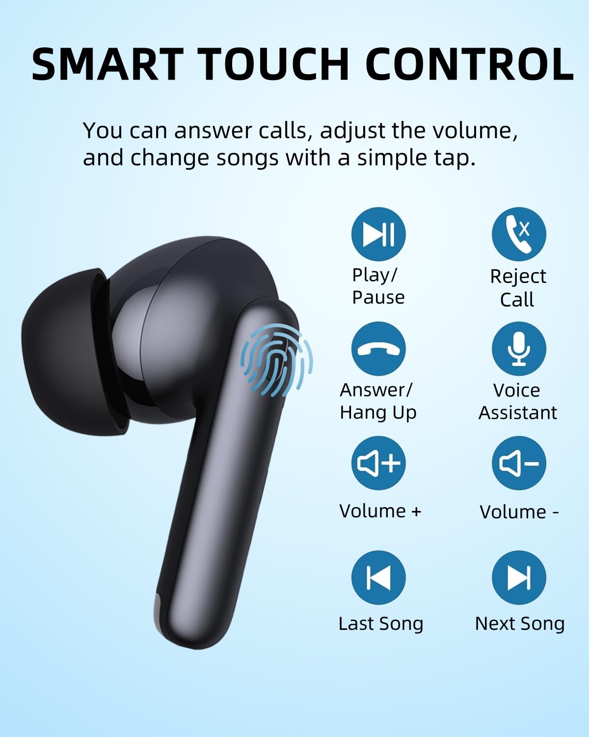 BYDTOOPCBD Auriculares Inalámbricos A8 PRO Bluetooth - Imagen 5