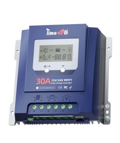 Controlador de Carga Solar Timeusb 30 Amp MPPT 12V/24V/Auto