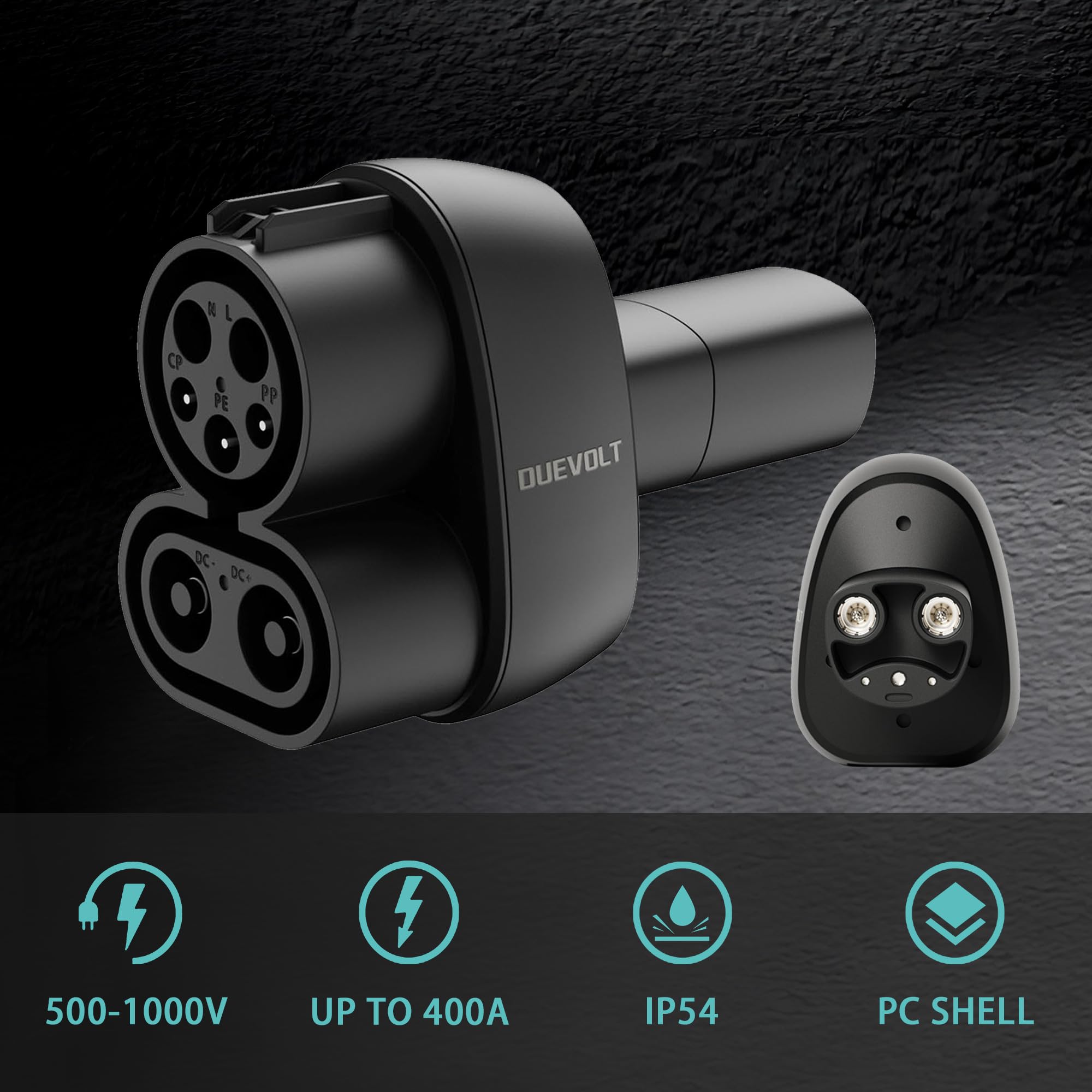 Adaptador de Cargador Duevolt CCS a Tesla, Adaptador - Imagen 3