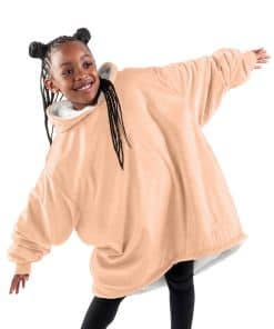 Manta Wearable con Capucha de Sherpa de Bare Home - Manta