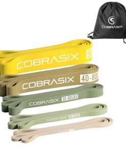 Bandas de Resistencia COBRASIX para Hombres -5 Piezas]