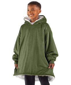 Manta Sherpa con Capucha Bare Home - Manta con Capucha