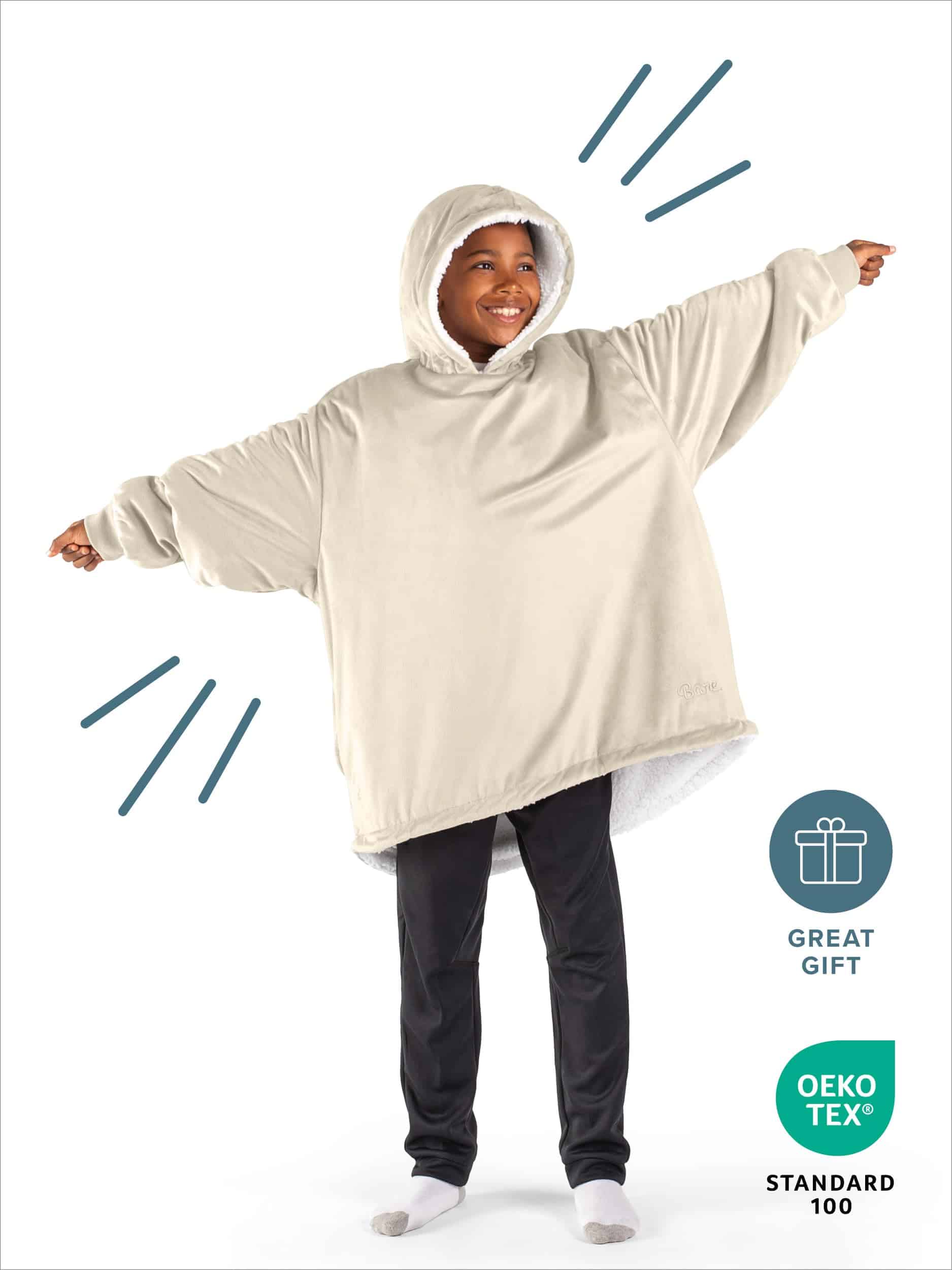 Manta Sherpa Wearable Bare Home - Manta con Capucha - Imagen 7