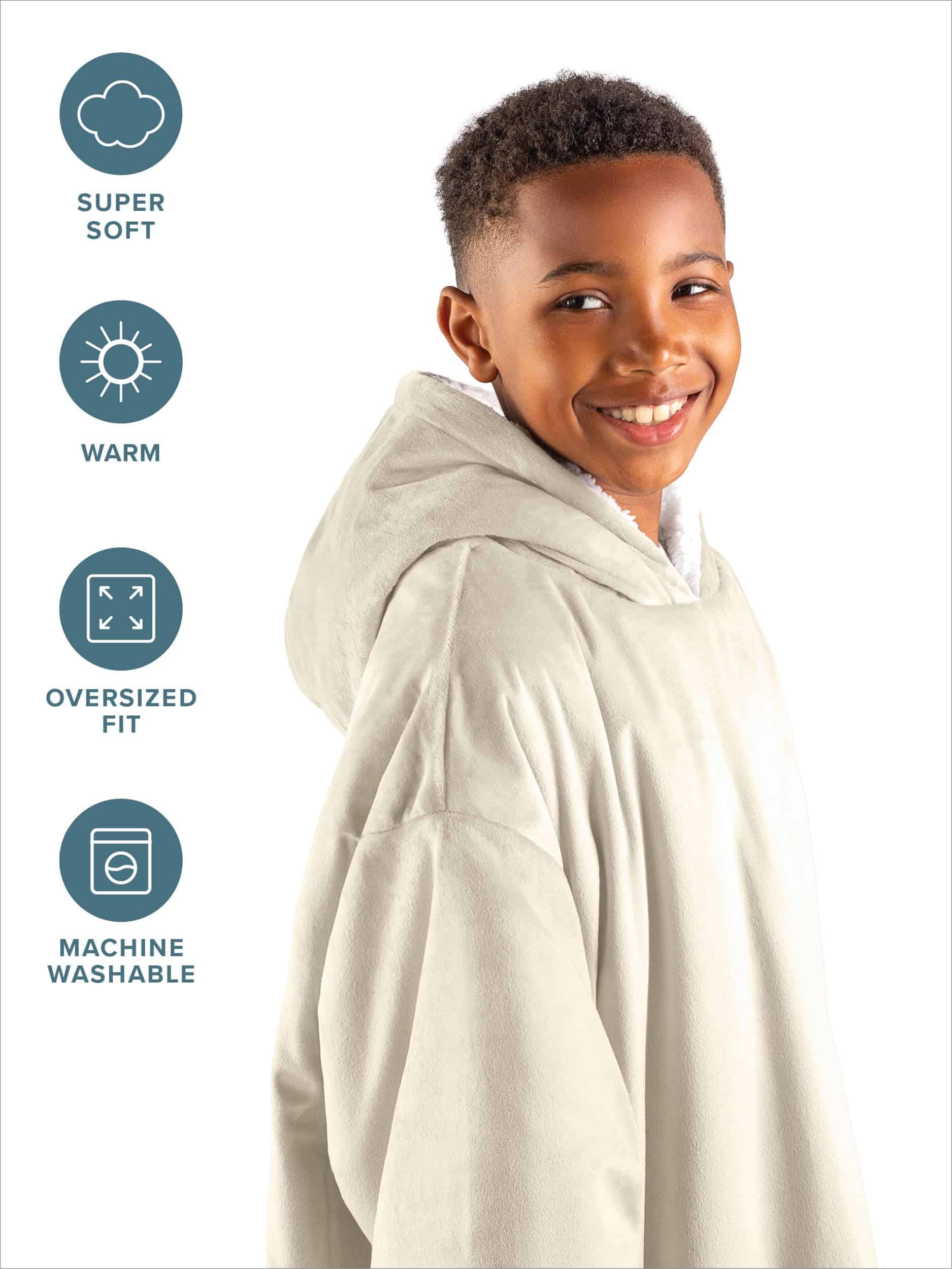 Manta Sherpa Wearable Bare Home - Manta con Capucha - Imagen 5