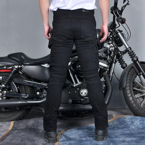 Pantalones Vaqueros de Motocicleta para Hombre con - Imagen 6