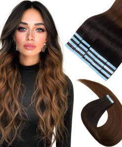 Extensiones de Cabello Adhesivas de Cinta Cabello Humano 16