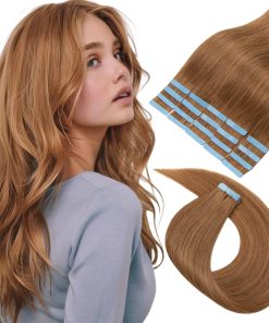 Extensiones de Cabello Humano con Cinta Lveyan, 18 Pulgadas