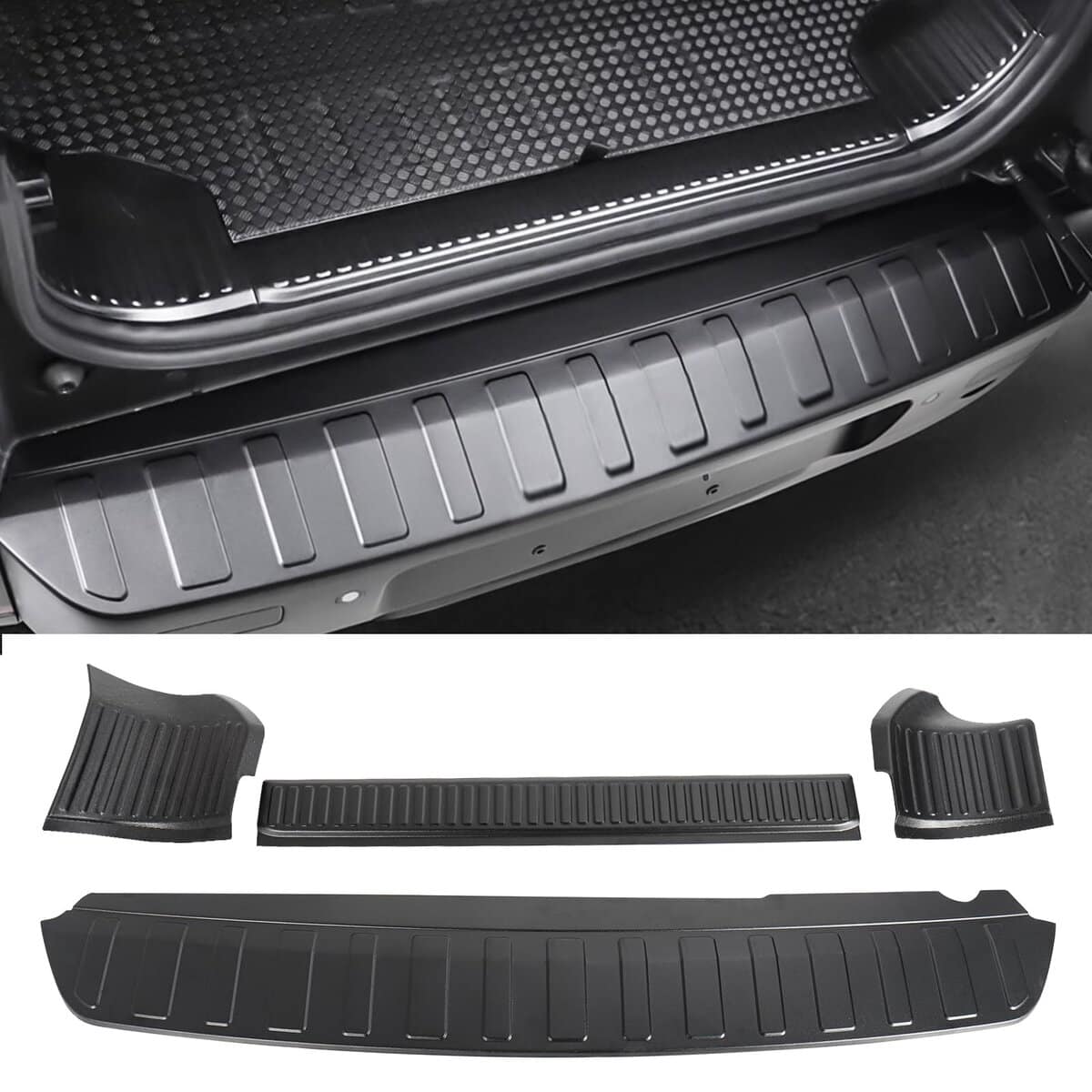 Protector de parachoques trasero compatible con Land Rover