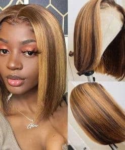 Peluca PANDA ANGEL 4/27 Highlight Bob de Cabello Humano