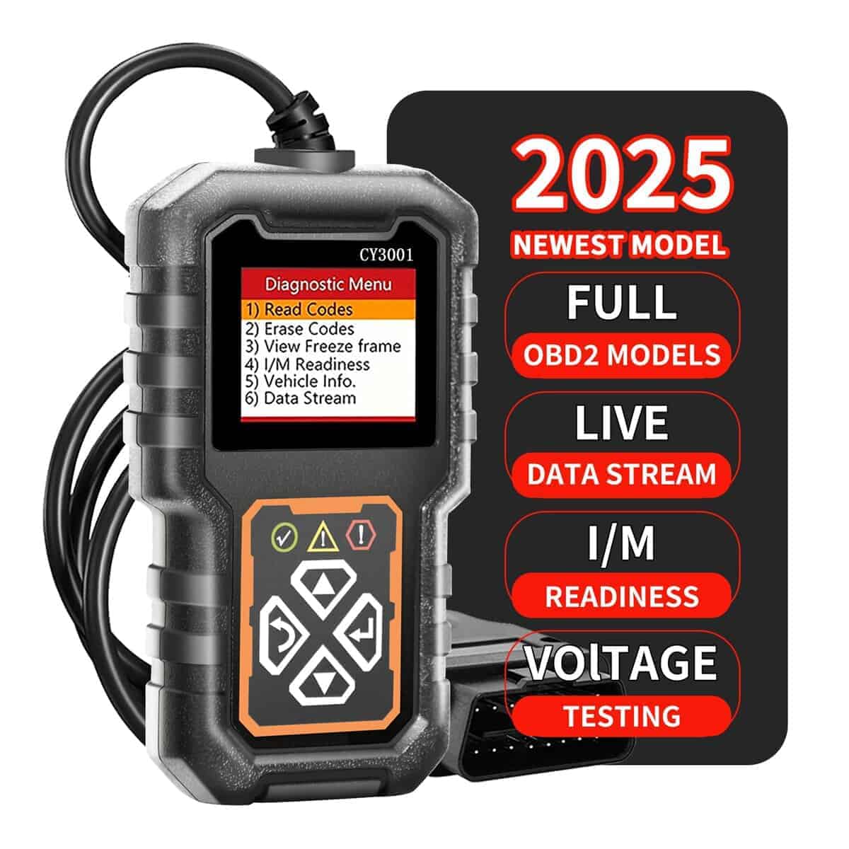 Herramienta de Diagnóstico OBD2 CY3001, Lector de Código,