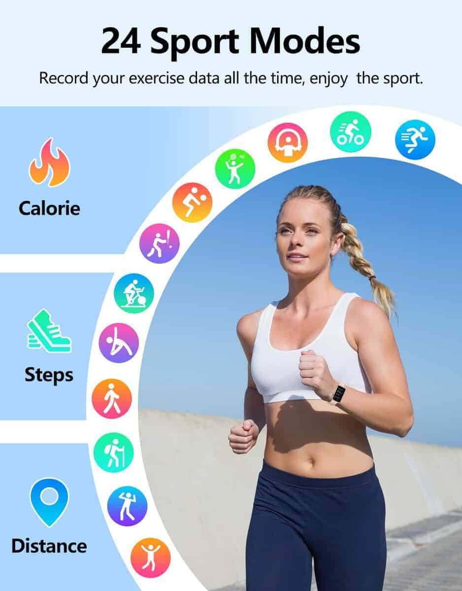 SHANG WING Pulsera de Actividad con Monitor de Ritmo - Imagen 5