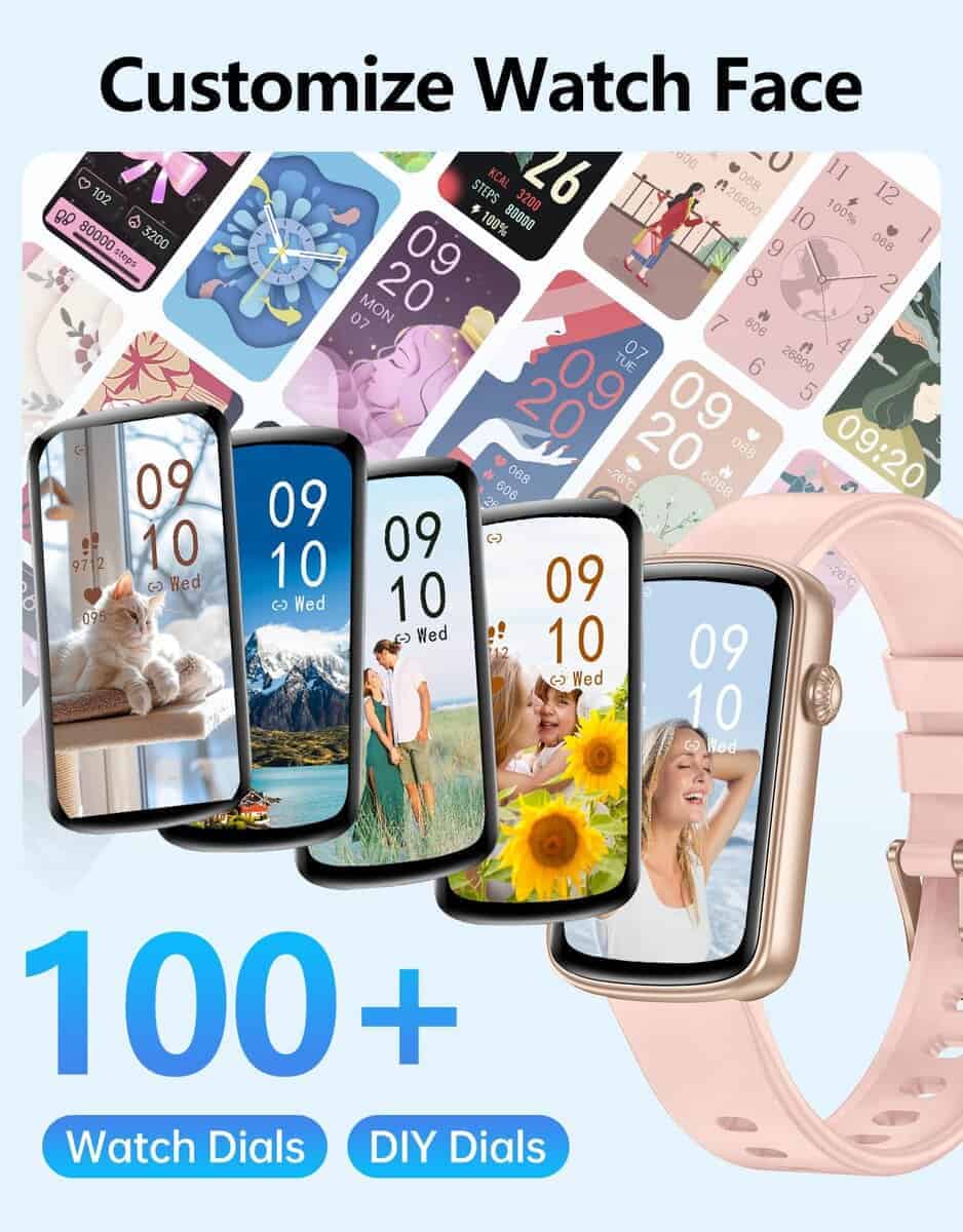 SHANG WING Pulsera de Actividad con Monitor de Ritmo - Imagen 3