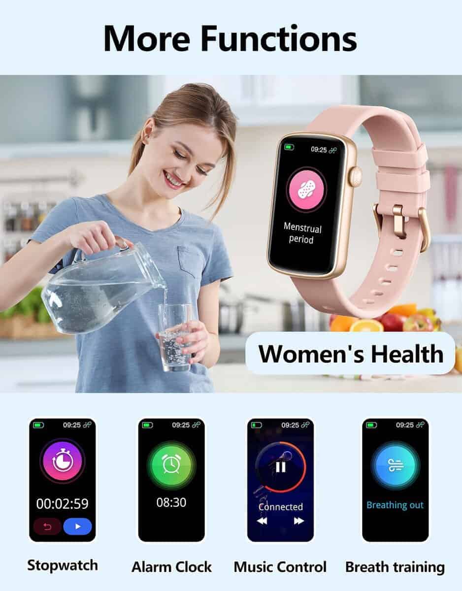 SHANG WING Pulsera de Actividad con Monitor de Ritmo - Imagen 8