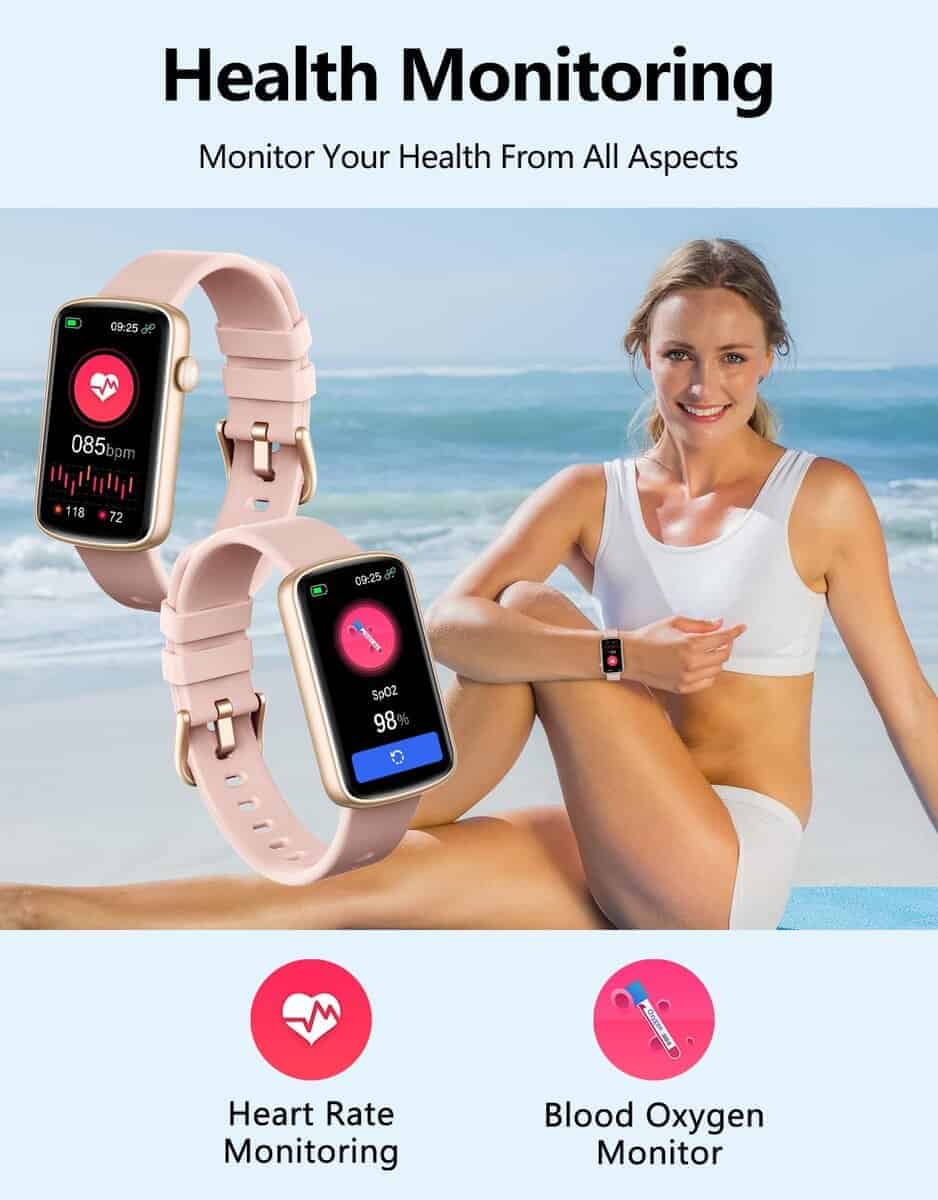 SHANG WING Pulsera de Actividad con Monitor de Ritmo - Imagen 6