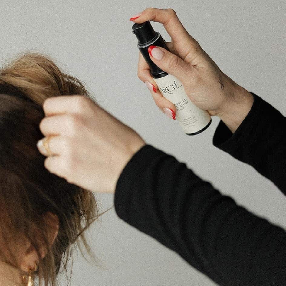 ARETÉ Micronized Dry Texture Pouf, Champú en Seco para - Imagen 3