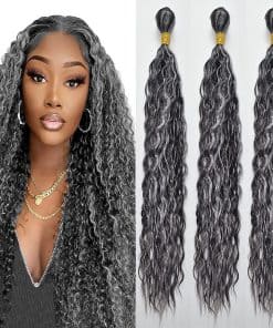 Mechones de Cabello Humano Ondulado Profundo 12 14 16