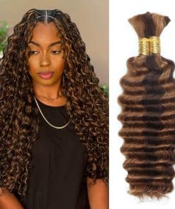 Cabello Trenzado Humano 18 Pulgadas 100g 4/30 Ombre