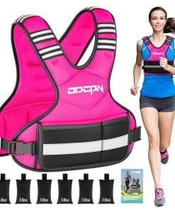 Chaleco con Peso Ajustable para Mujeres, 6-12 Lbs Mejor