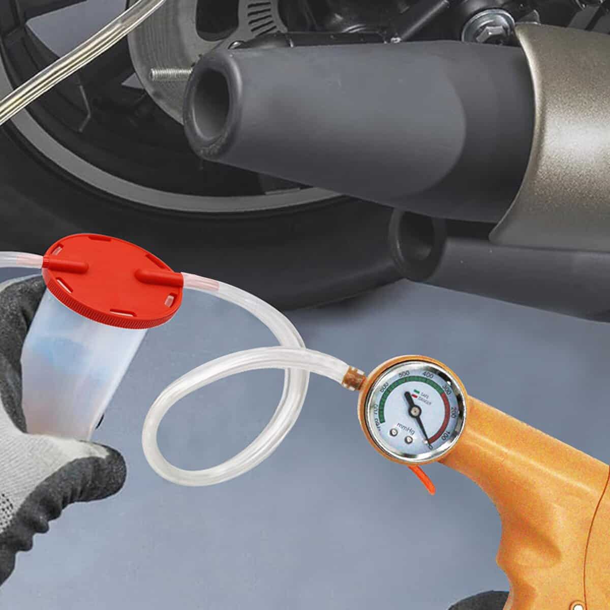 C Q CHANG QI Kit de Sangrador de Frenos, 16PCS Kit de Bomba - Imagen 8