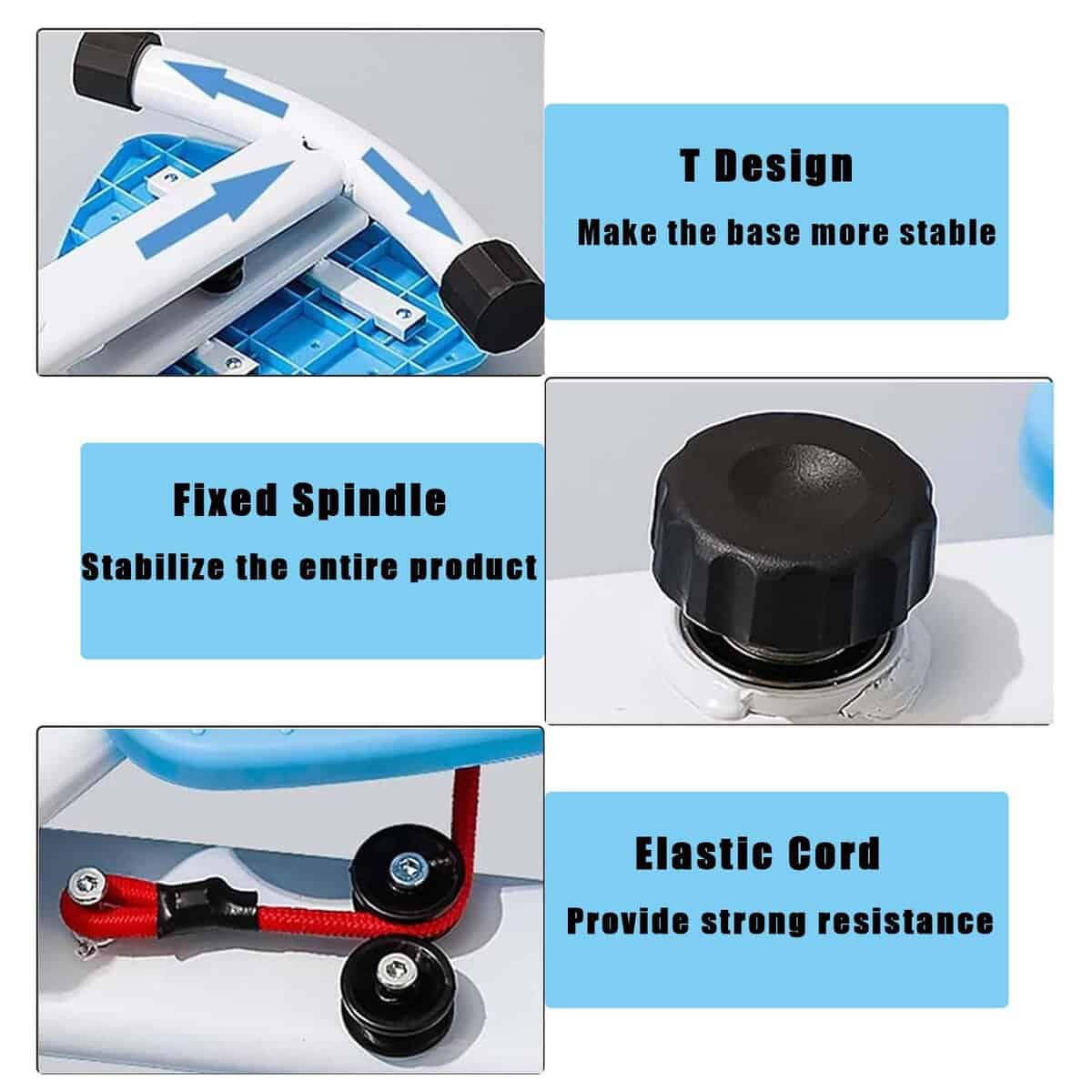 Máquina de torsión de cintura para pilates con bandas de - Imagen 6