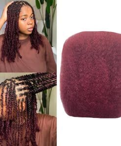 Cabello Humano Afro Kinky para Trenzar, a Granel Rizado