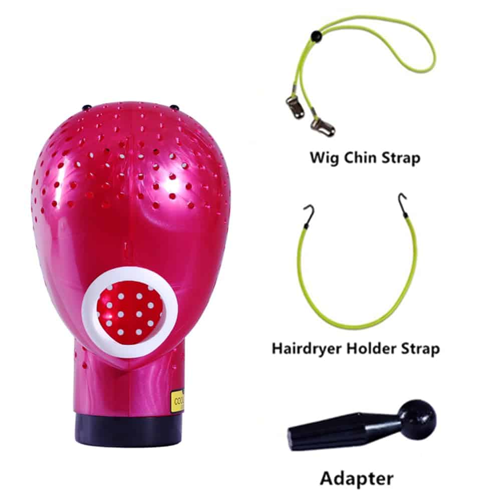 Soporte de secador de pelo HOMEGOAL para cabeza de peluca - Imagen 3