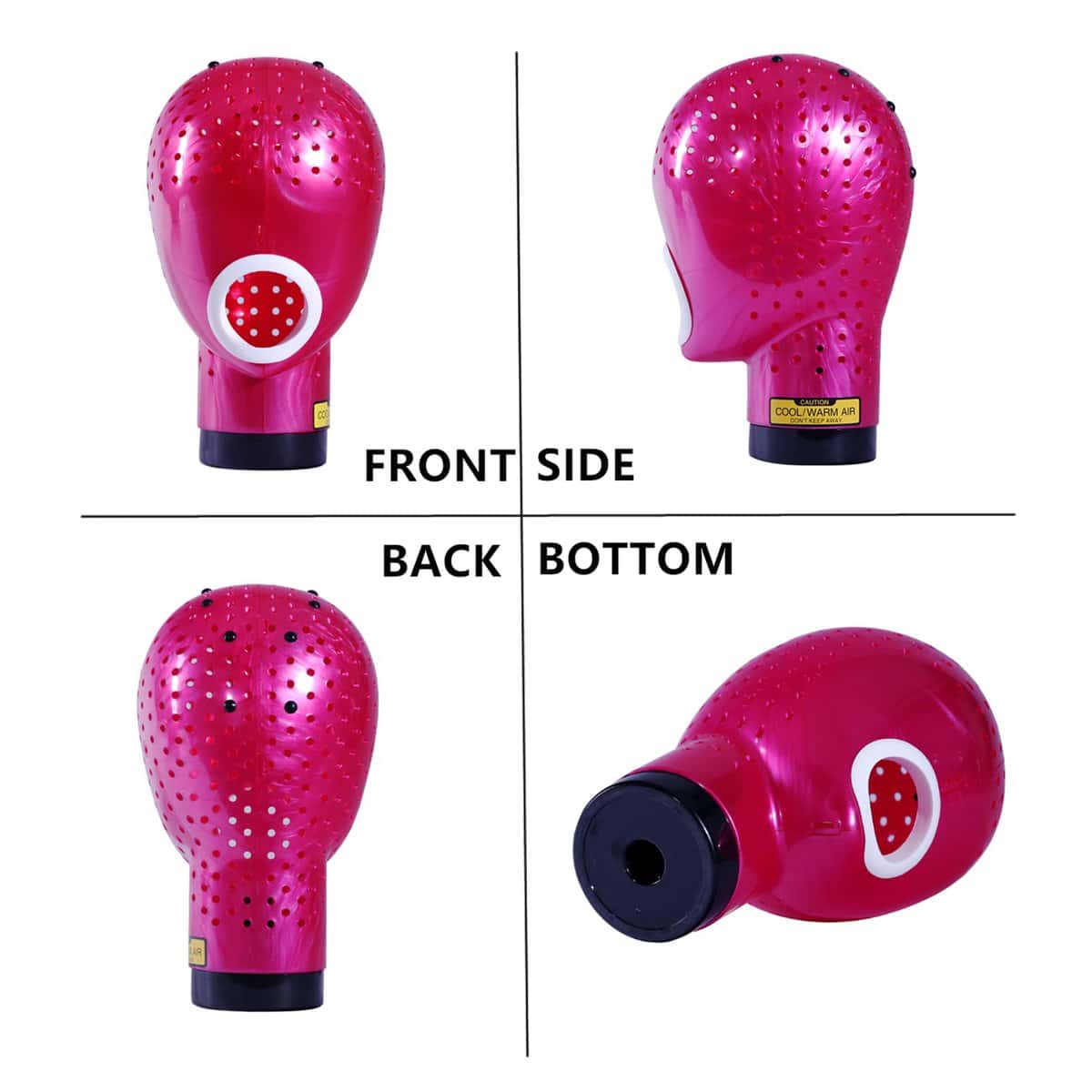 Soporte de secador de pelo HOMEGOAL para cabeza de peluca - Imagen 5