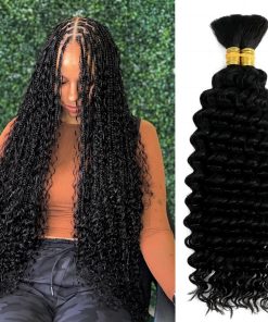 Cabello Rizado para Trenzas Boho Ondas Profundas para