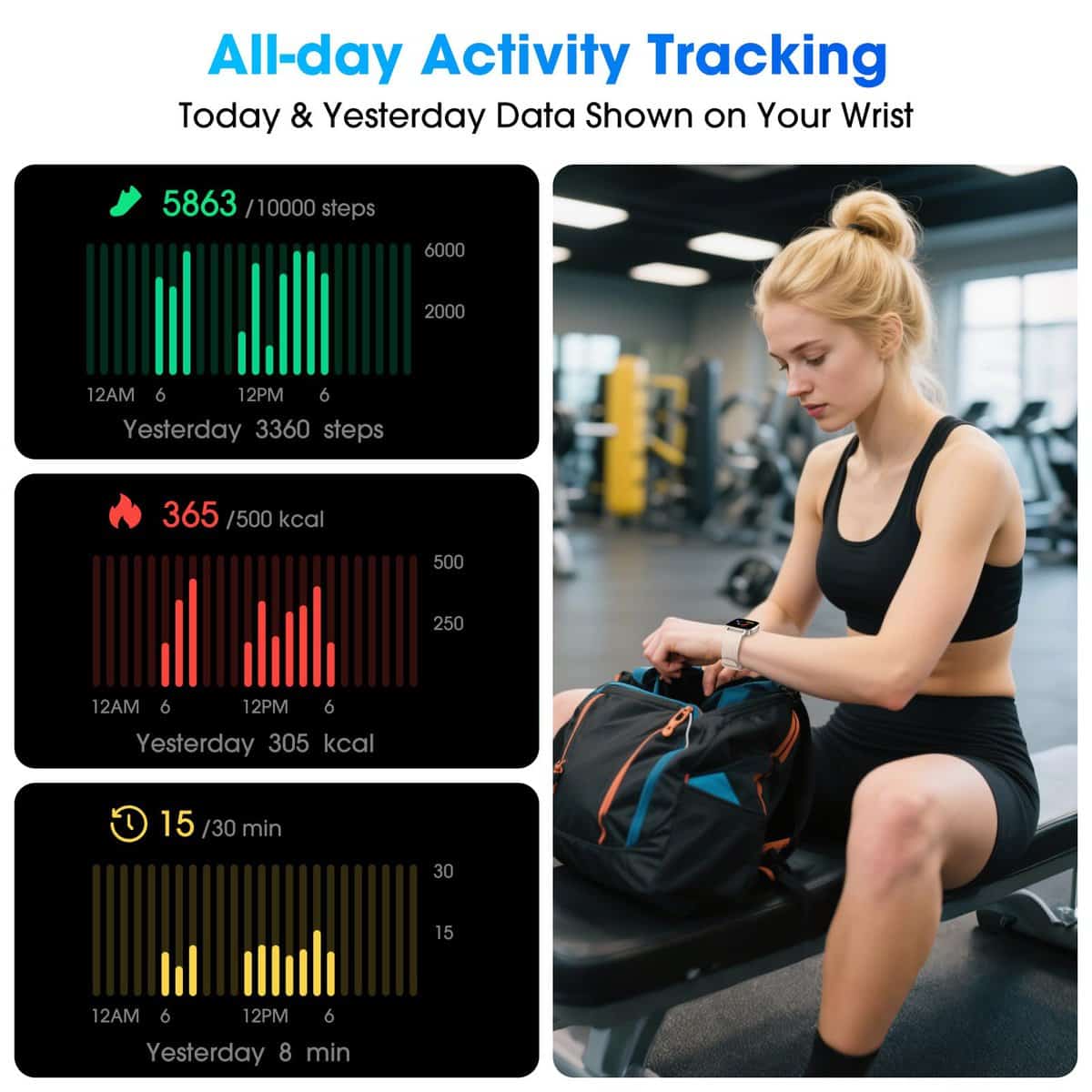 Reloj Pedómetro Kummel sin necesidad de APP/Teléfono, - Imagen 4