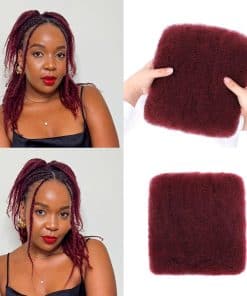 Cabello Humano Rizado Afro Kinky Bulk - 100% -99J