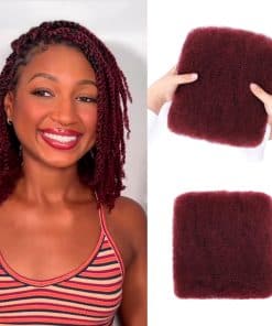 Cabello Humano Afro Kinkys Bulk - 100% Cabello -99J