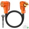 Cable de extensión Tera 50 Amp 3 FT RV & EV: 4 Prong NEMA