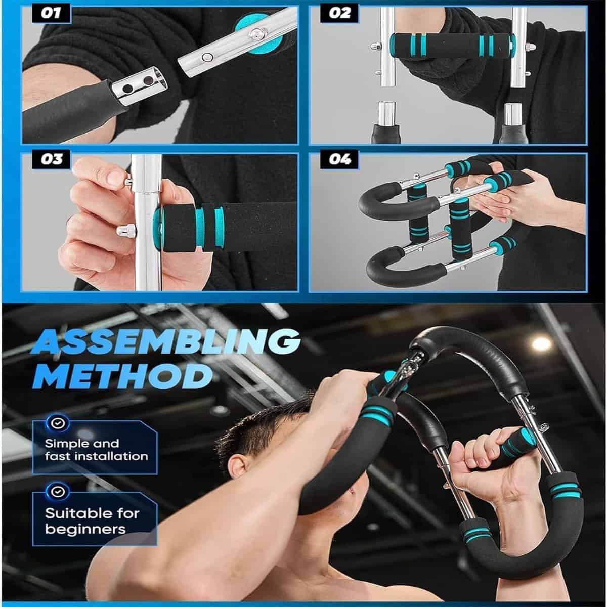 ReeRaa Twister Arm Trainer, Ejercitador de Muñecas y - Imagen 6