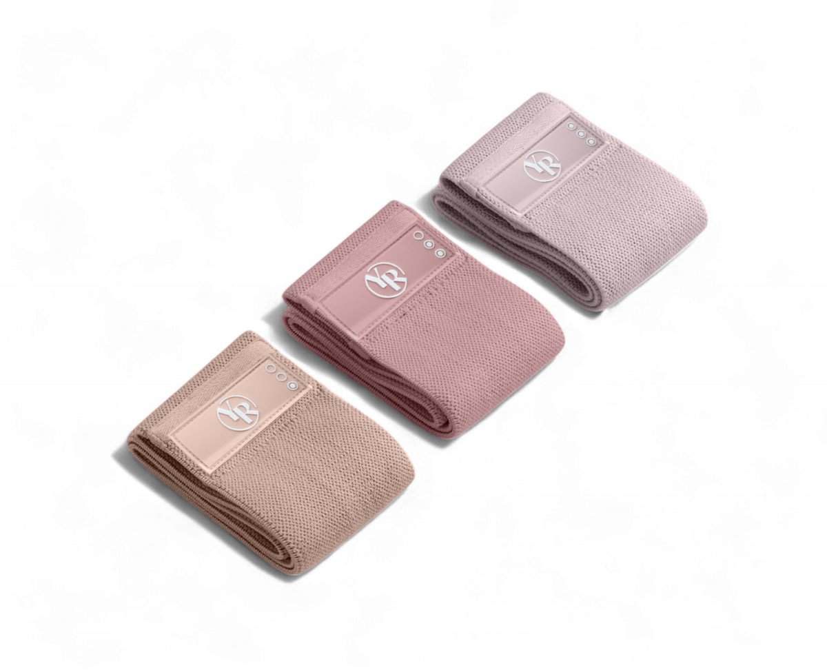 Tu conjunto de bandas de tela para glúteos para Pilates y