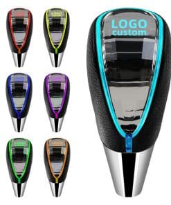 SPOOEABODY LED Crystal Car Shift Knob - Perilla de cambio