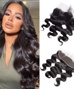 CHEEON 13x4 Lace Frontal Transparente HD 20 Pulgadas Onda