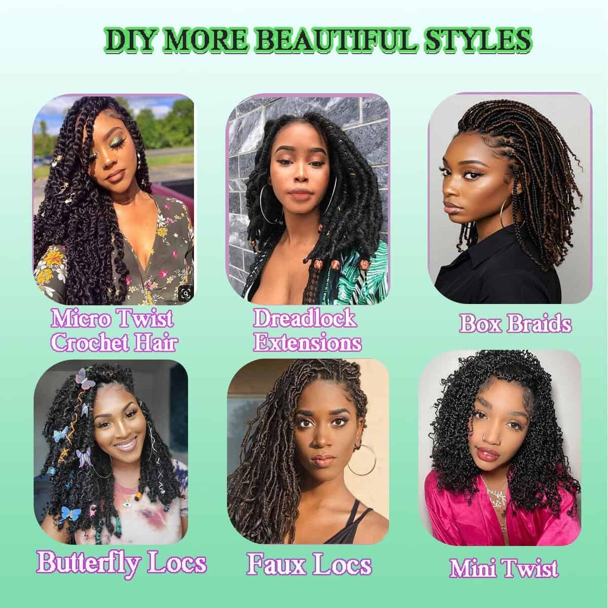 22 Pulgadas Afro Rizos a Granel Cabello Humano 100% 4C - Imagen 5