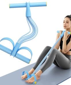 21 Bandas de Resistencia Fitness-8 Tubos Tira de Pedal para