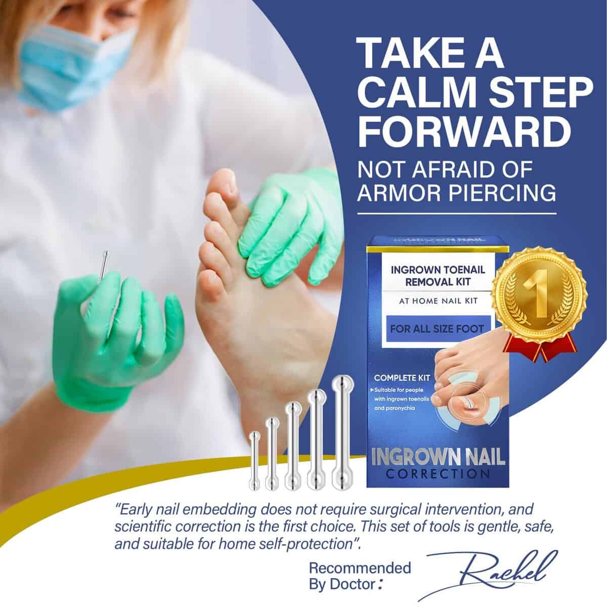 Kit de Tratamiento para Uñas Encarnadas, Kit Reutilizable - Imagen 4