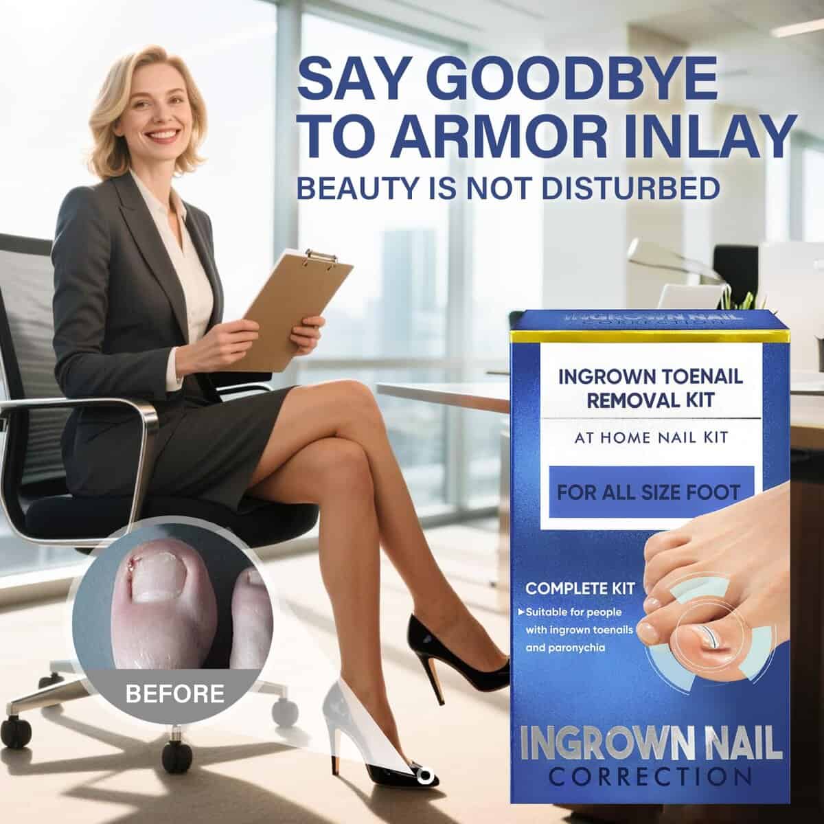 Kit de Tratamiento para Uñas Encarnadas, Kit Reutilizable - Imagen 3